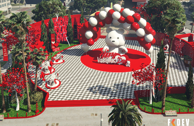 PRAÇA DIA DOS NAMORADOS PARA FIVEM / Valentine's Day