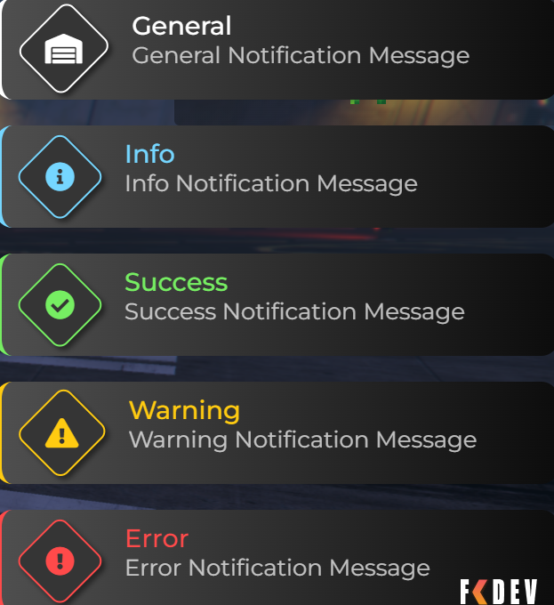 Flipz-Alert sistema de notificação STANDALONE PARA FIVEM