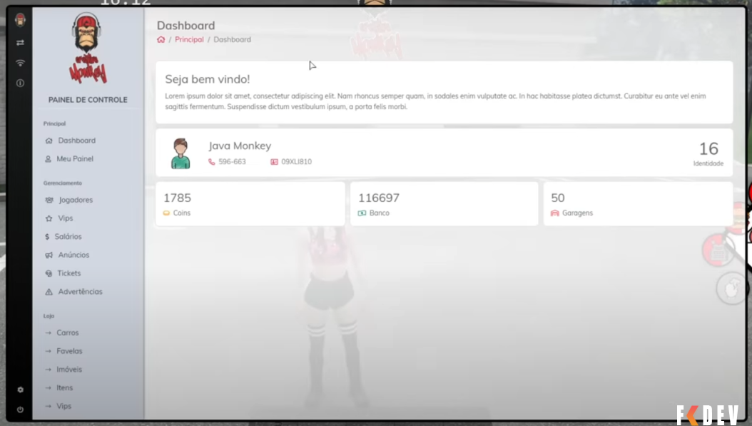 PAINEL ADMIN MONKEY V2 - OPEN SOURCE