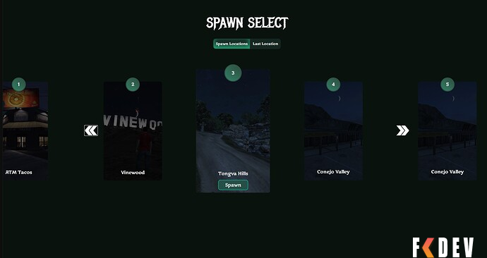 QBCORE SPAWN SELECT GTA RP FIVEM