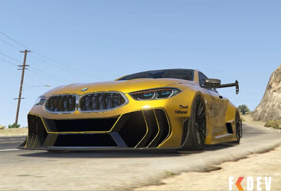 BMW M8 Competition Widebody Custom GTA RP FIVEM