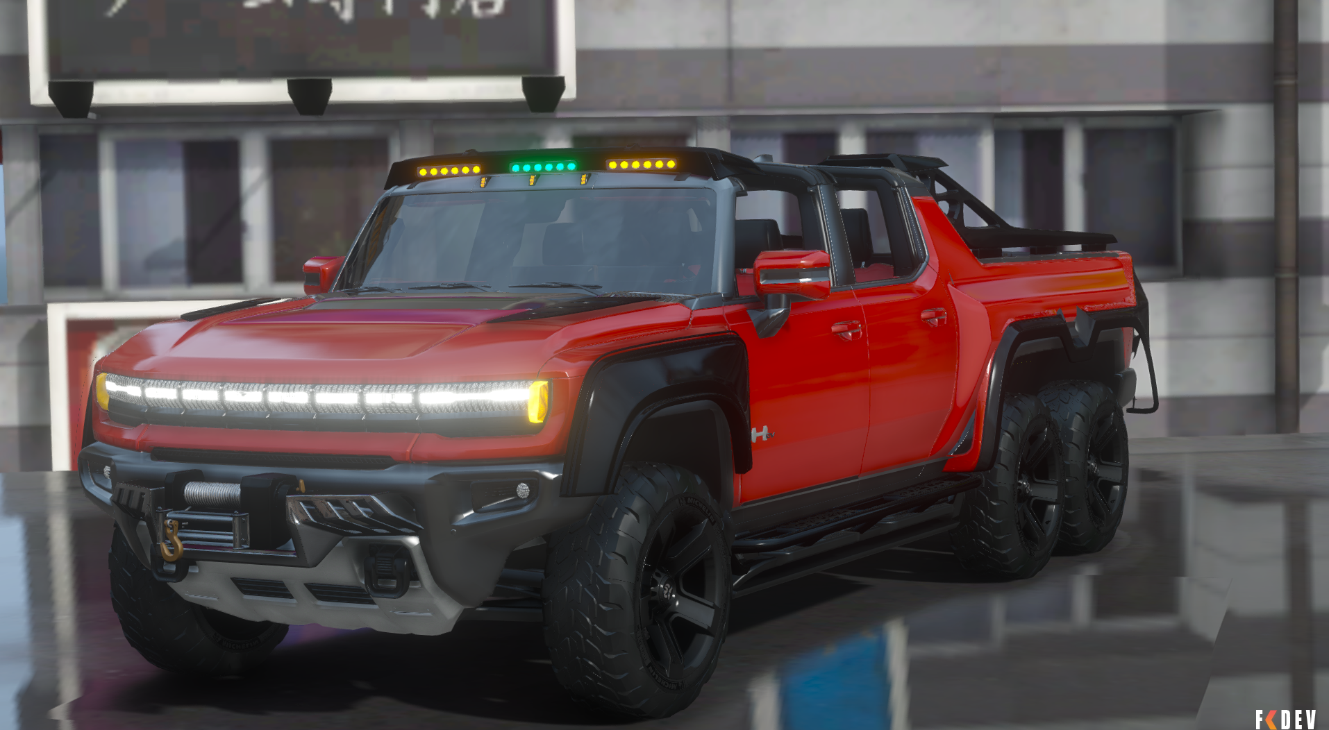 HUMMER GMC EV 6x6  GTA RP FIVEM