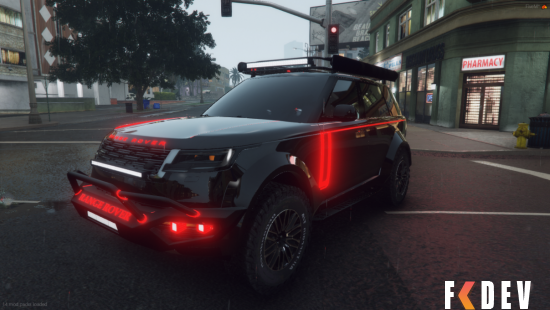 Range Rover Destroyer ANIMATED GTA RP FIVEM