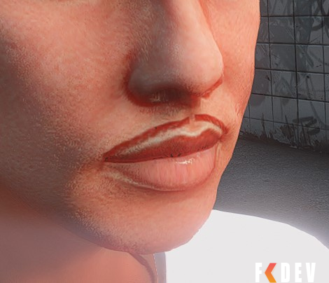 BIGODE FINO GTA RP FIVEM / Thin Beard MP Male gta rp fivem