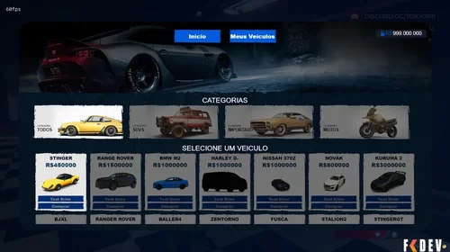 Mais informações sobre "[SCRIPT] GARAGEM E CONCESSIONARIA PARA GTA RP FIVEM"