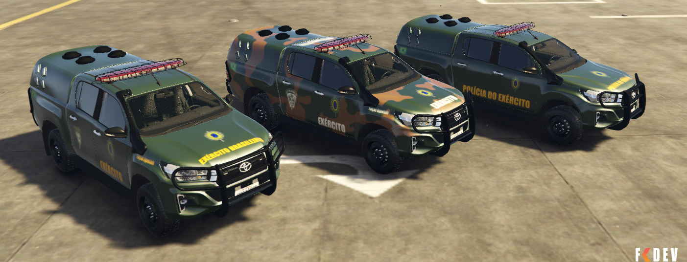 CARROS EXERCITO BRASILEIRO GTA RP FIVEM