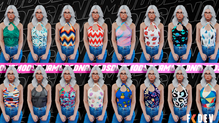 ROUPAS MARIA SHIRT GTA RP FIVEM