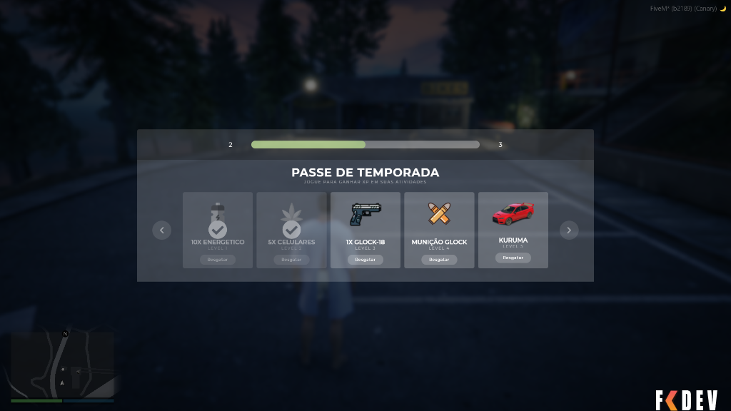 SISTEMA FDEV_GAMEPASS BY WS-RESOURCE PARA FIVEM