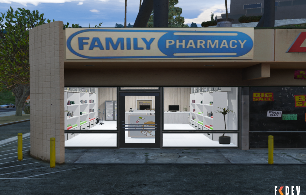 MLO DE FARMÁCIA PARA GTA RP FIVEM