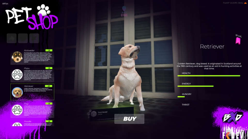 SCRIPT PETSHOP PARA GTA RP FIVEM