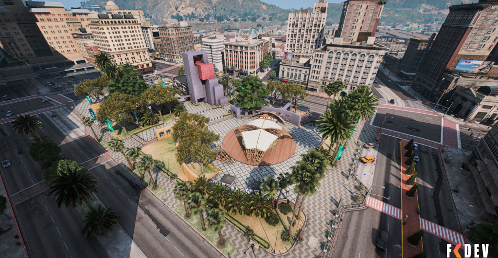 PRAÇA CENTRAL LEGION SQUARE PARA GTA RP FIVEM