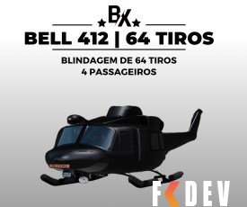 HELICÓPTERO BLINDADO BELL 412 PARA GTA RP FIVEM