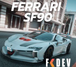 FERRARI SF90 BLINDADA PARA GTA RP FIVEM