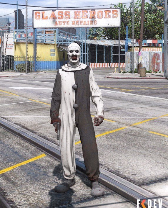 PED TERRIFIER (Art the Clown) PARA GTA RP FIVEM