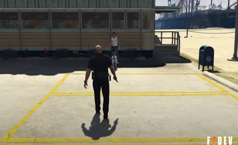 CACHORRO FAREJADOR POLICIAL COM COMANDOS - CÃO K9 PARA GTA RP FIVEM