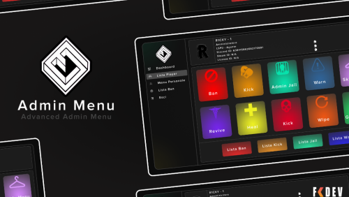 Mais informações sobre "PAINEL ADMIN NOVA ADMIN MENU ESX PARA GTA RP FIVEM"