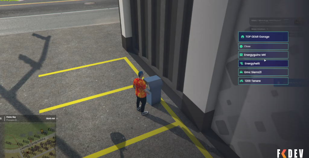 GARAGEM CUSTOMIZADA PARA TRABALHOS NO GTA RP FIVEM