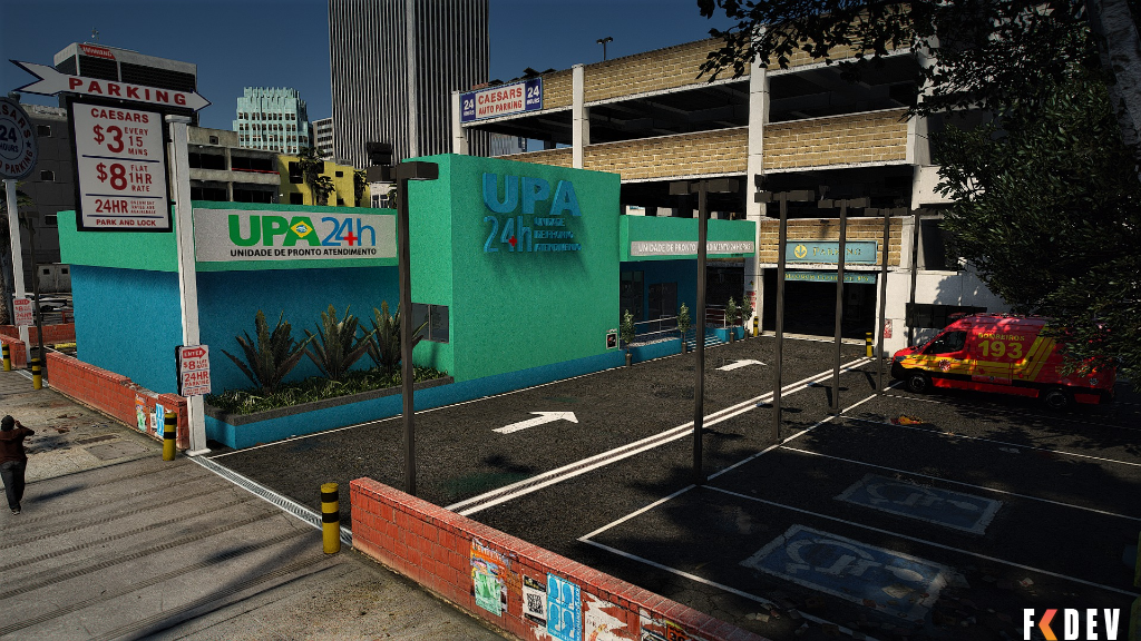 UPA ESTACIONAMENTO PARA GTA RP FIVEM (OUTRA VERSAO/LOCAL)