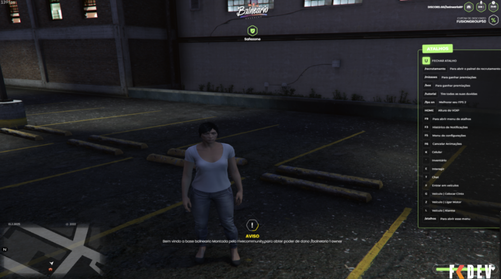 HUD DO BALNEÁRIO ROLEPLAY GTA RP FIVEM