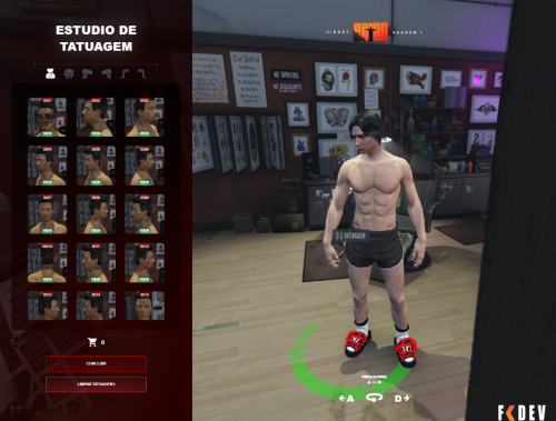 Mais informações sobre "Script de Tatuagem FiveM | by Hideki"