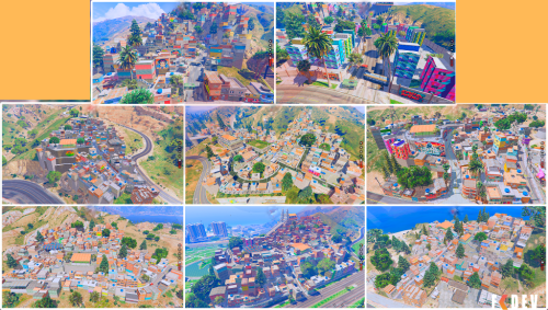 Mais informações sobre "Pack com 20 Favelas Realistas para FiveM | Exclusivo QuebradaShop"