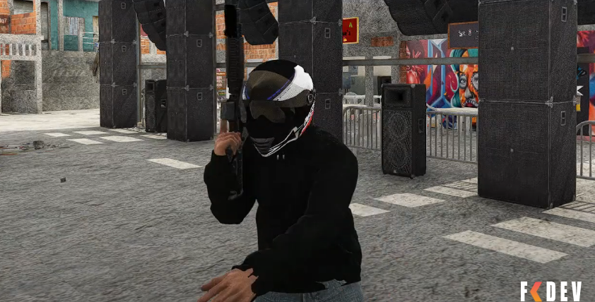 PACK DE ANIMAÇÕES + POSE FUZIL