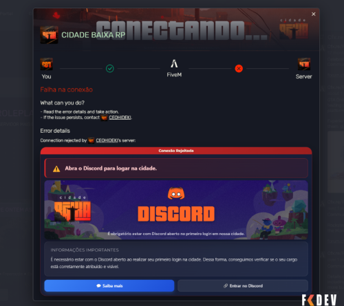 Mais informações sobre "NOVO FORMATO DE MENSAGEM NA TELA DO FIVEM - deferrals.done"