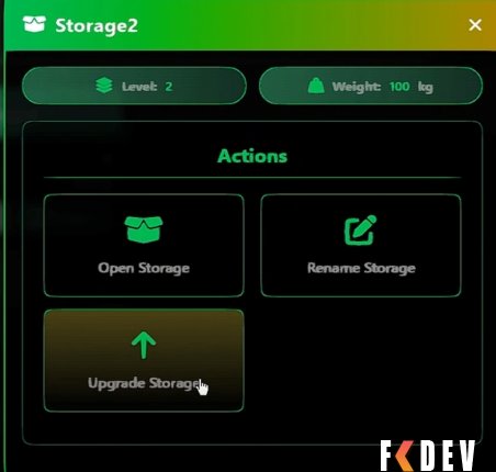 Mais informações sobre "Advanced Storage units System | (Stash, Leveling systems, More)"