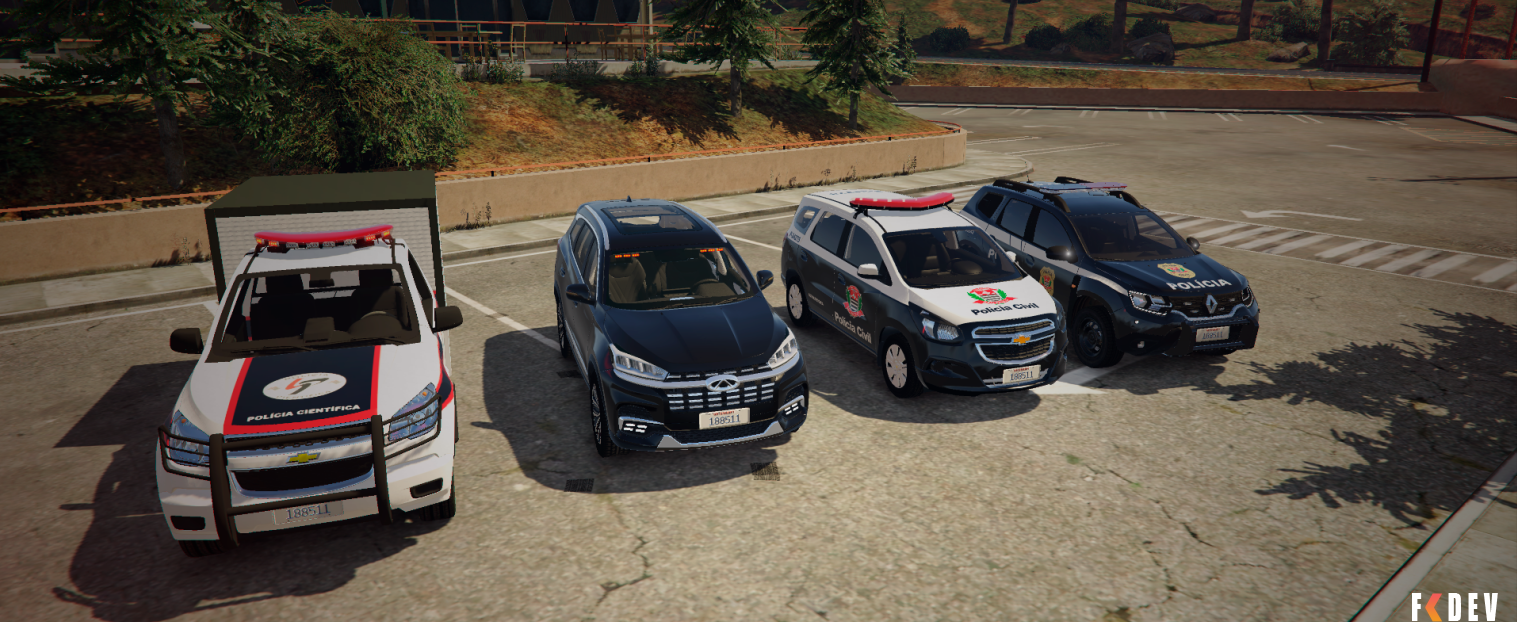 Viaturas Policia Civil SP
