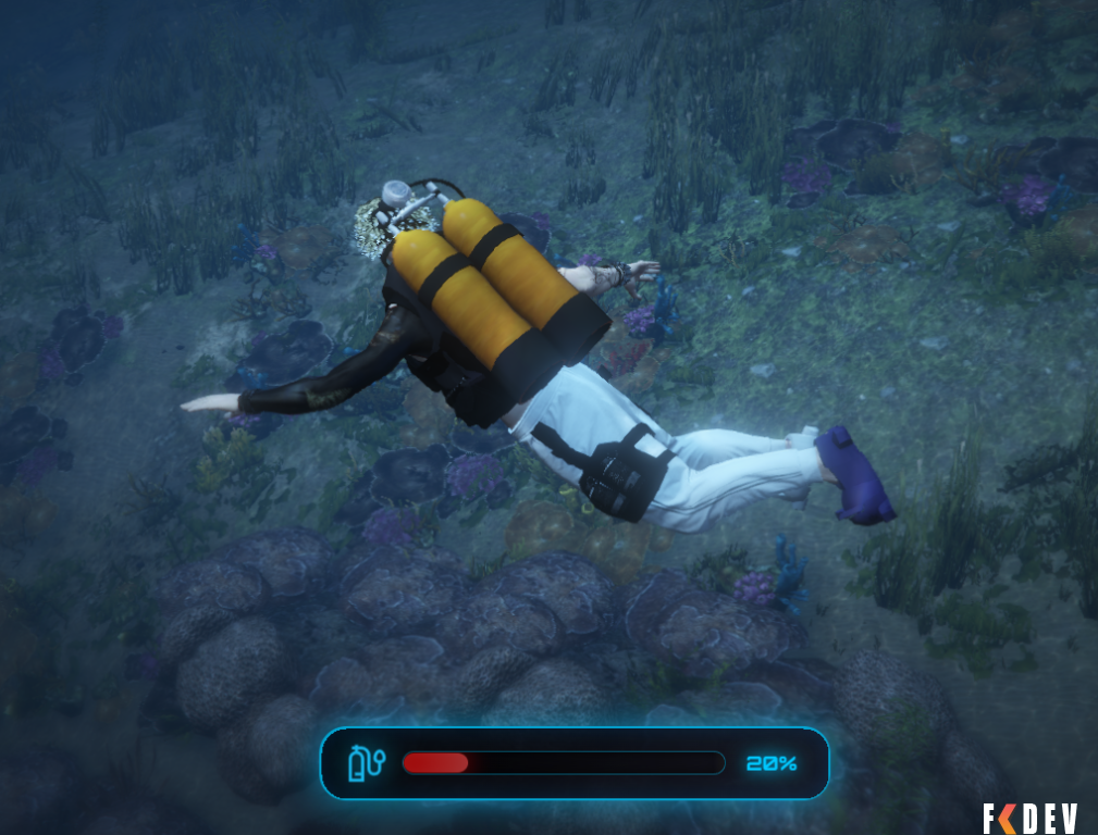 Sistema de Oxigênio para GTA RP FiveM – Barra de Ar, Cilindro e Alertas Inteligentes