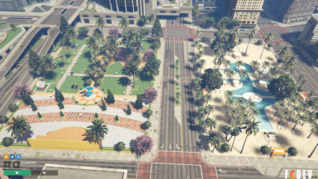 PRAÇA LARGA DOIS QUARTEIRÕES - FIVEM