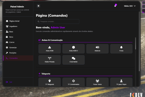 Mais informações sobre "PAINEL STAFF COMPLETO"