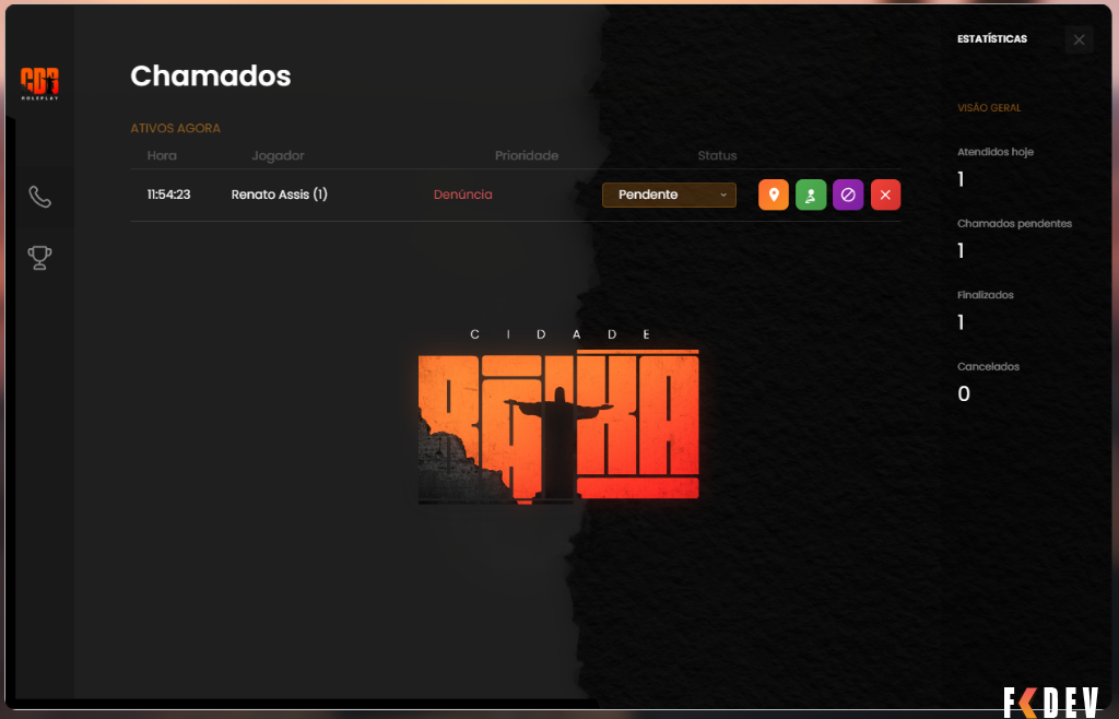 CALL ADMIN V3 - Sistema de Chamados PROFISSIONAL para FiveM vRP | Painel Admin Completo