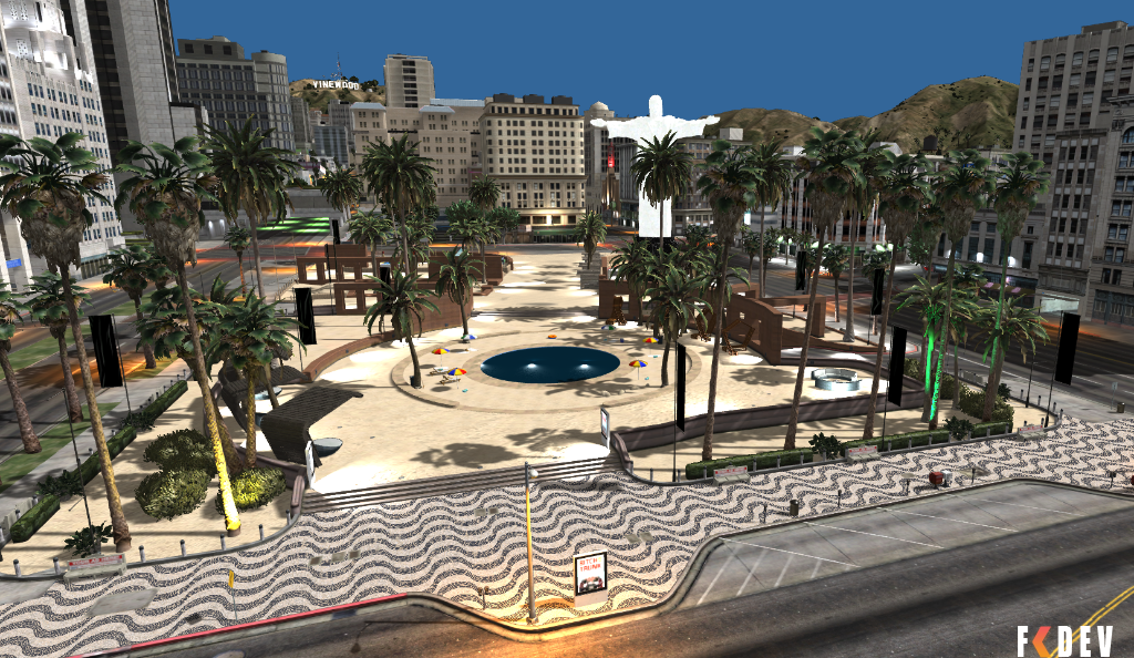 PRAÇA RJ CALÇADA COPACABANA