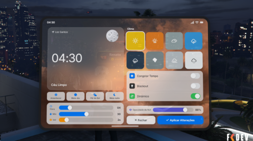 Mais informações sobre "CONTROLADOR DE TEMPO PARA CIDADES FIVEM - O MELHOR DE TODOS 100% OPENSOURCE (VRP/ESX/QBCORE)"