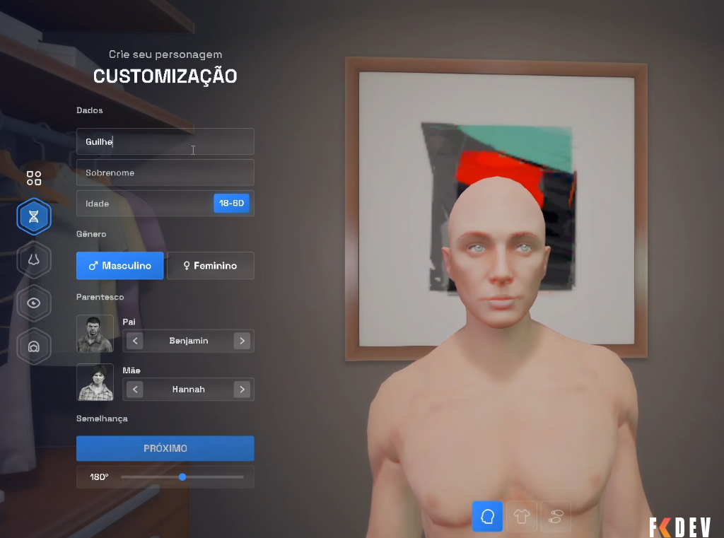 CRIADOR DE PERSONAGEM FORTAL