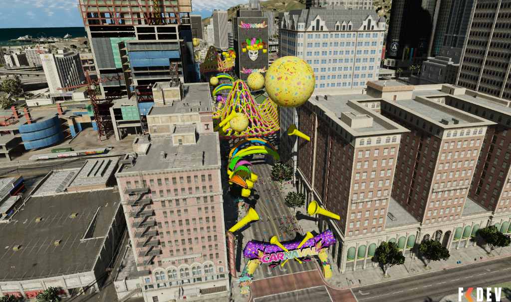 PROPS DE CARNAVAL + PALCO NA PRAIA