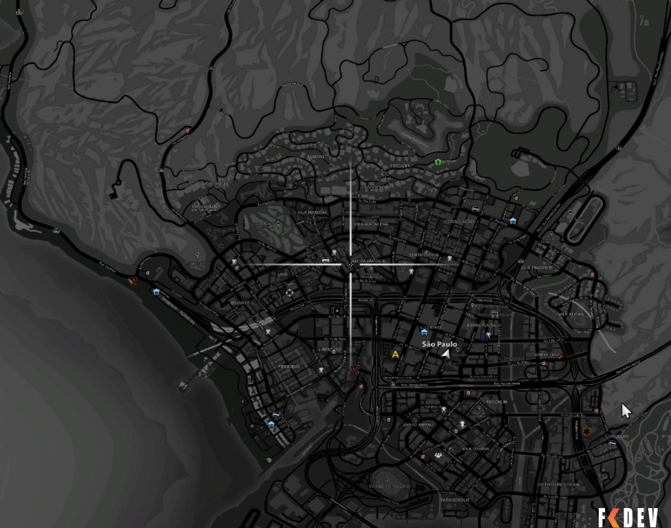 MAPA E MINIMAP TEMA SÃO PAULO