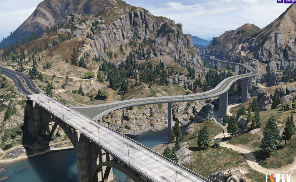 LINHA VERMELHA RJ LIGAÇÃO AO NORTE / PONTE / VIADUTO