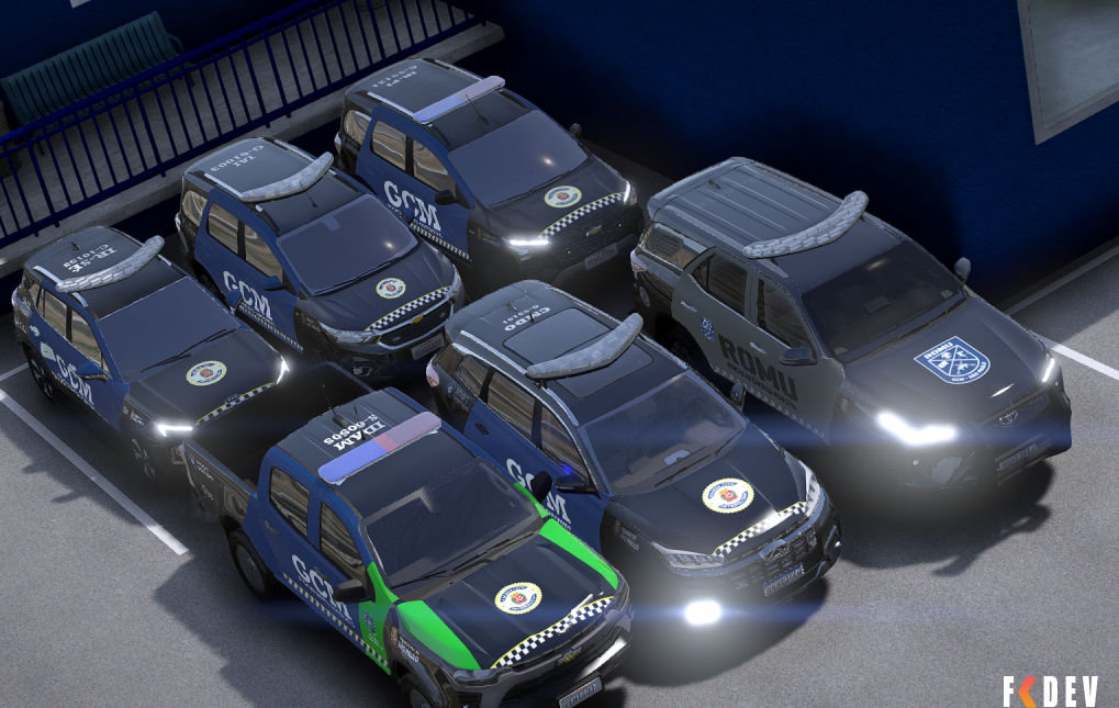 Pack GCM 2026 – Viaturas Guarda Civil Municipal para FiveM | GTA RP