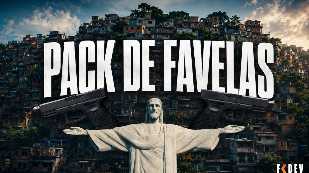O MAIOR PACK DE FAVELAS REAIS PARA FIVEM - BRASIL