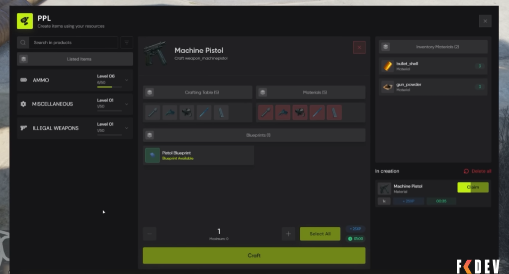 CRAFT SYSTEM COMPLETE